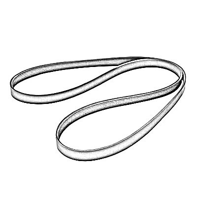 Optibelt Drive Belt (5PK) 5PK1580 – Fits Mahindra Marazzo