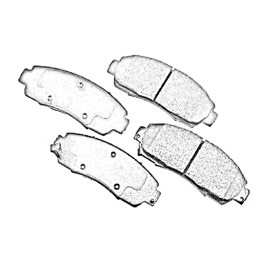 EBC Front Brake Pad (Set) DP1657 – Fits Toyota Fortuner