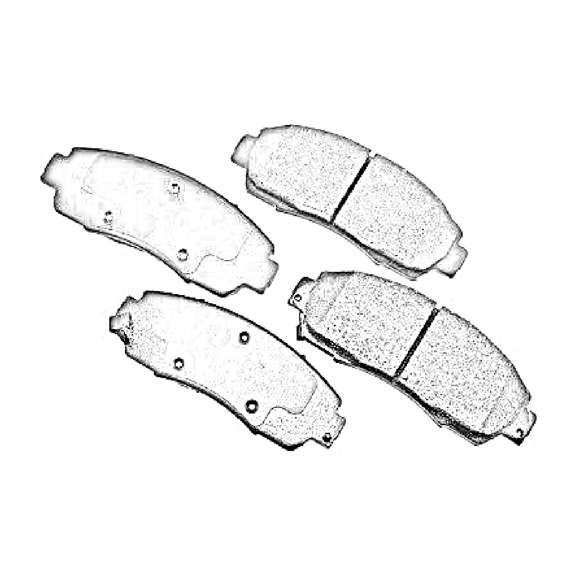Brembo Front Brake Pad (Set) P83170 – Fits Toyota Innova Crysta