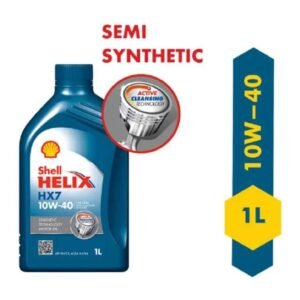 Shell 1L Helix HX7 10W-40 API SN Semi Synthetic Engine Oil