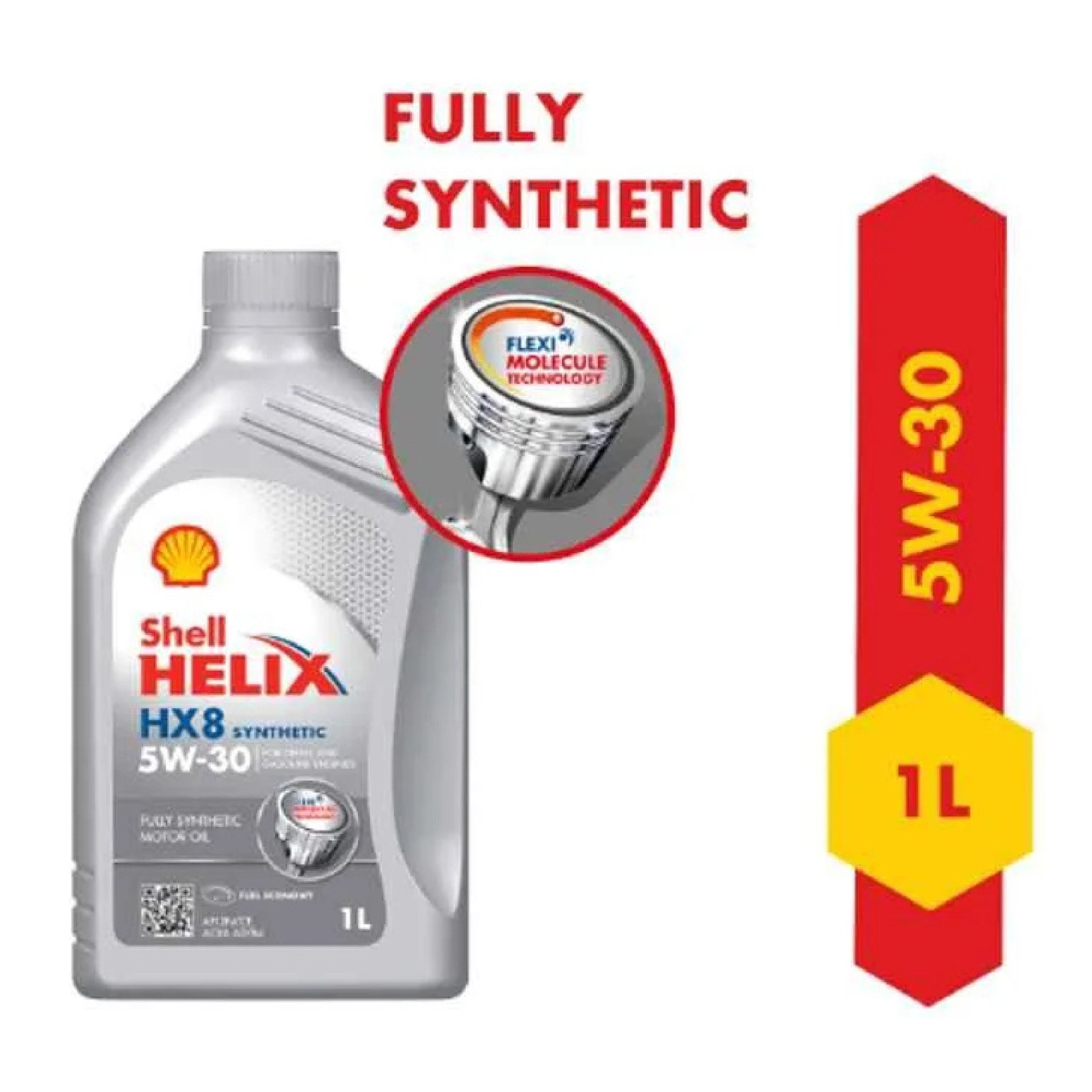 Shell 1L Helix HX8 5W-30 API SN Plus Fully Synthetic Engine Oil