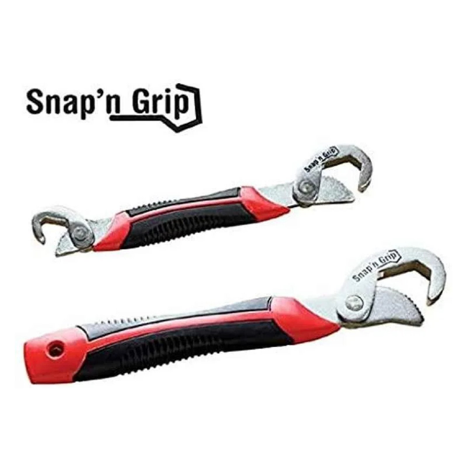 AOW Multi-Function Universal Quick Snap’N Grip Adjustable Wrench Spanner (Pack of 2) S-4