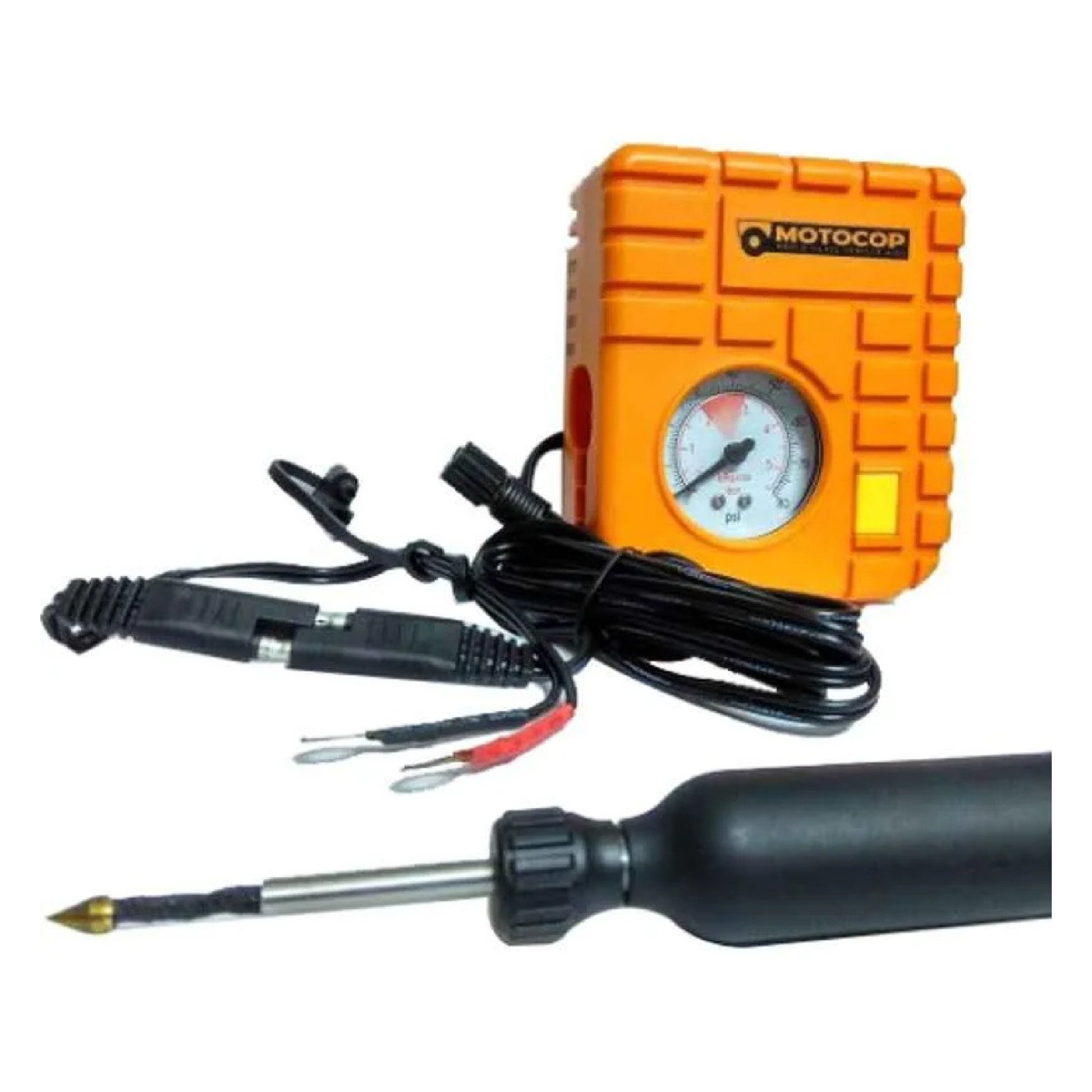 Motocop by Motoplug Tubeless Tyre Puncture Repair Mobility Kit, 1608