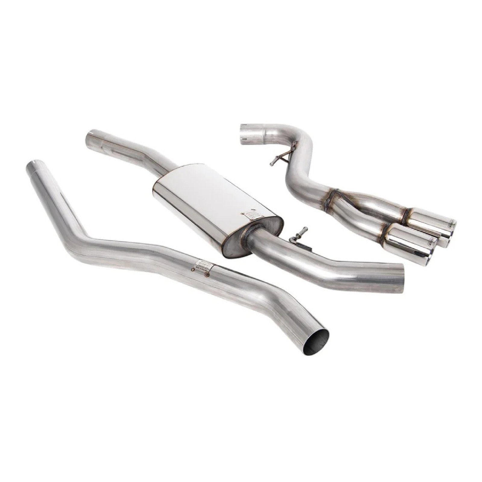Milltek Cat Back Exhaust BMW 1 Series 123d M Sport Coupe (E82) 08-12