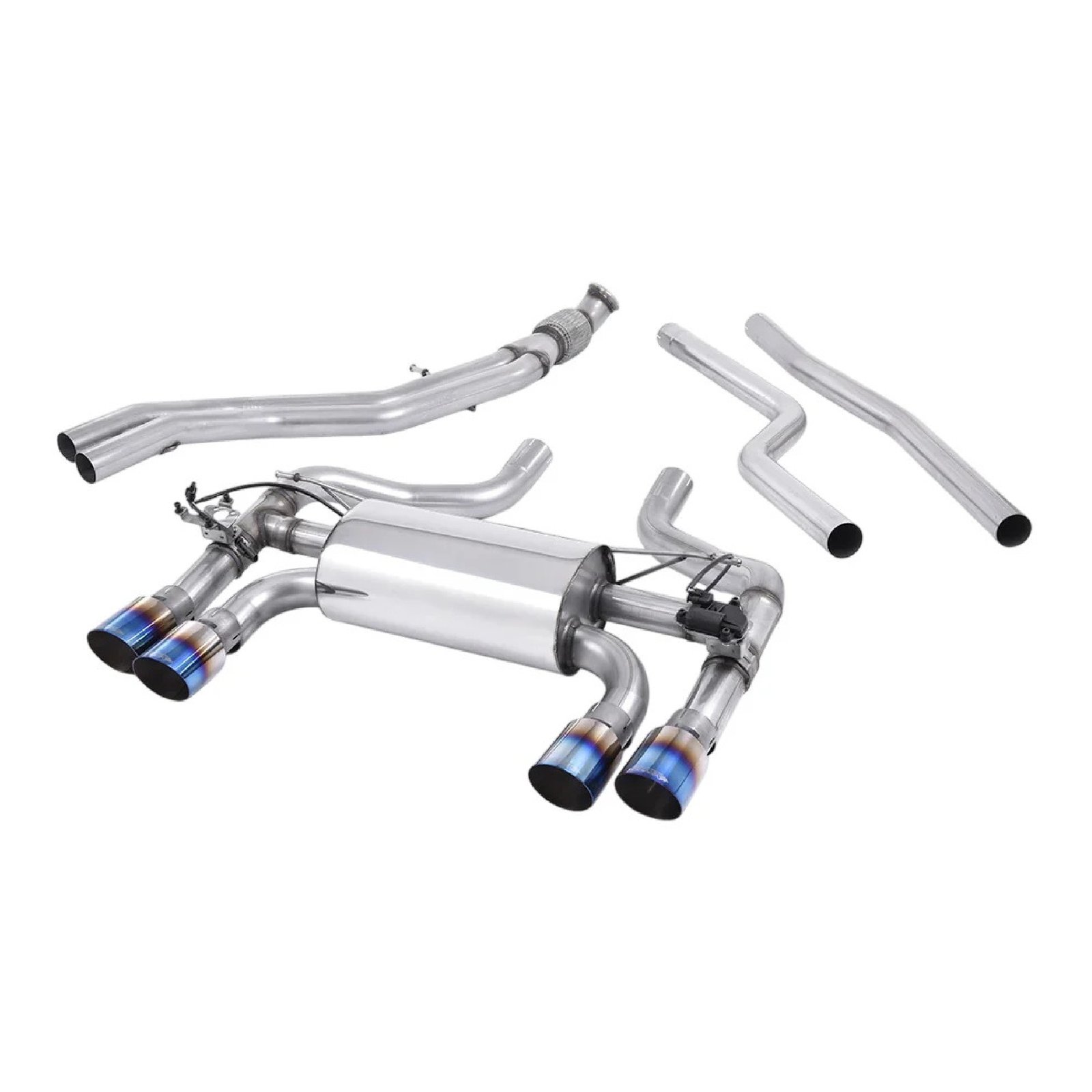 Milltek Cat Back Exhaust BMW 2 Series M2 Coupe (F87) 16-18