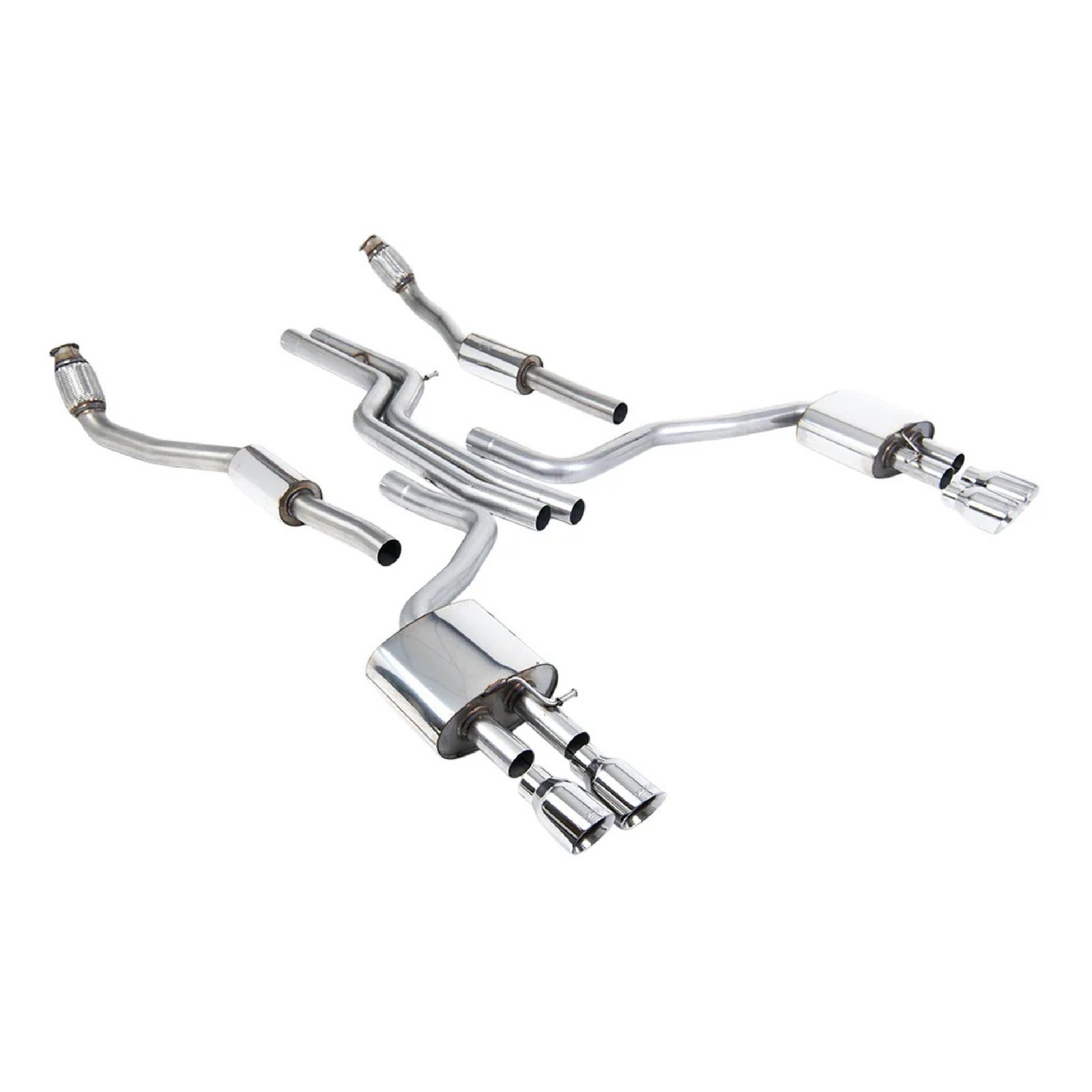 Milltek Cat Back Exhaust Audi S6 4.0 TFSi C7 Quattro 12-18