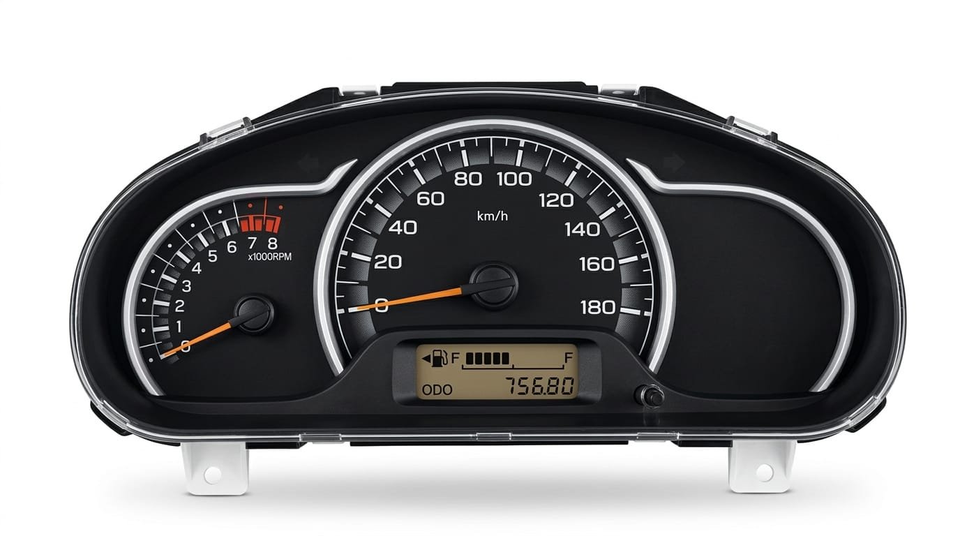 Alto K10 (2012) speed meter rpm